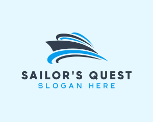 Sailing Boat Travel logo design