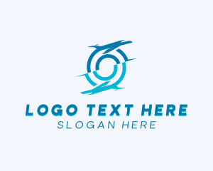 Logistics Airplane Shipping logo