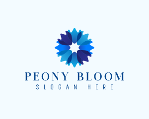 Beauty Petal Flower logo design