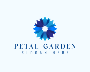 Beauty Petal Flower logo design