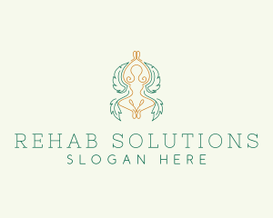 Yoga Wellness Spa  logo design