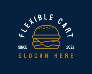 Burger Meal Snack logo design