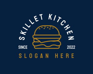 Burger Meal Snack logo design