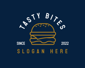 Burger Meal Snack logo design
