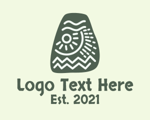 Ancient Mayan Stone logo