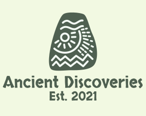 Ancient Mayan Stone logo design