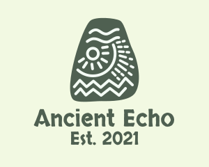 Ancient Mayan Stone logo design