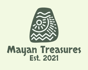 Ancient Mayan Stone logo