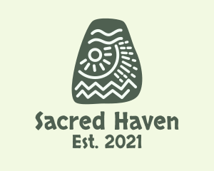 Ancient Mayan Stone logo design