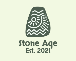 Ancient Mayan Stone logo design