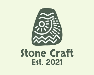 Ancient Mayan Stone logo design