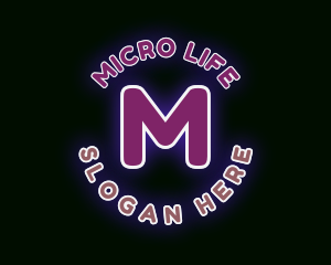 Neon Bar Lounge logo design