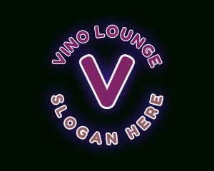 Neon Bar Lounge logo design