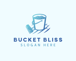 Brush & Bucket Cleaning logo design