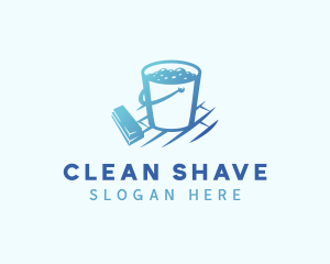 Brush & Bucket Cleaning logo design