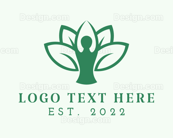 Leaf Yoga Meditation Logo