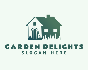 Grass House Gardening logo design