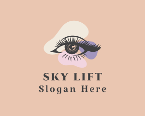 Beauty Eyelashes Makeup logo design