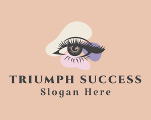 Beauty Eyelashes Makeup logo design