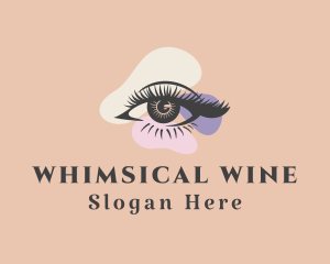 Beauty Eyelashes Makeup logo design