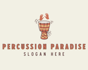 Djembe Percussion Instrument logo