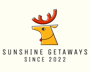 Christmas Holiday Reindeer  logo