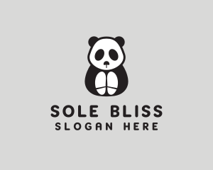 Panda Shoe Sole logo design