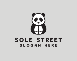 Panda Shoe Sole logo design