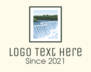 Photograph - Niagara Falls Frame logo design