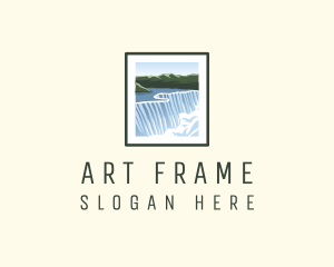 Niagara Falls Frame  logo design