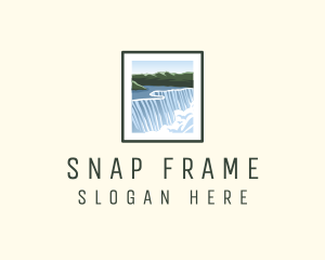 Niagara Falls Frame  logo design