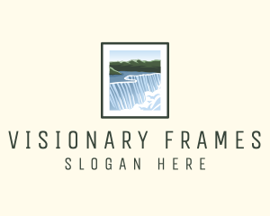 Niagara Falls Frame  logo design