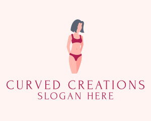 Underwear Lingerie Fashion  logo design