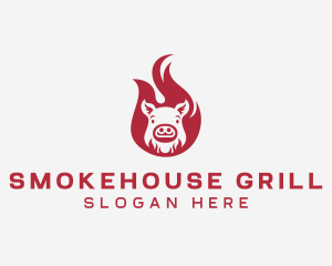 Pork Flame BBQ logo