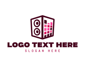 Red Pink Stereo Speaker logo