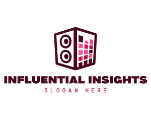 Red Pink Stereo Speaker logo