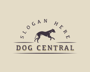 Greyhound Dog Trainer logo design