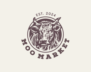 Cow Cattle Farm Animal logo