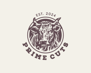 Cow Cattle Farm Animal logo