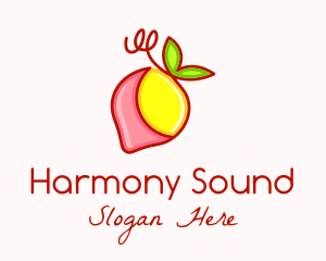 Strawberry Lemonade Fruit Logo