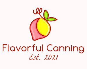 Strawberry Lemonade Fruit logo design