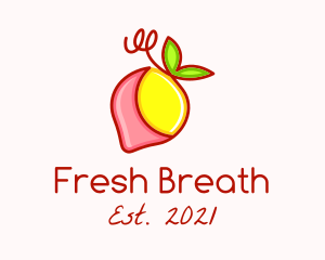 Strawberry Lemonade Fruit logo design