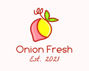 Strawberry Lemonade Fruit logo design