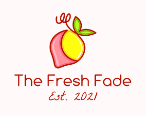 Strawberry Lemonade Fruit logo design