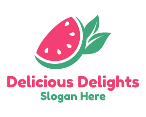 Vegan Watermelon Fruit Stand  Logo