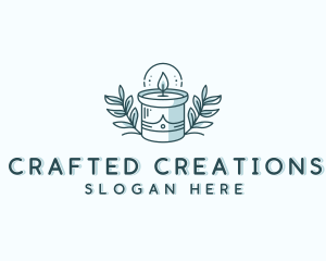 Scented Candle Spa logo design