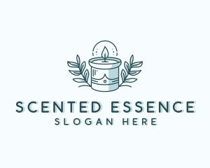 Scented Candle Spa logo design