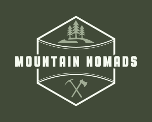 Pine Tree Camping  logo design