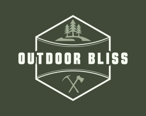 Pine Tree Camping  logo design