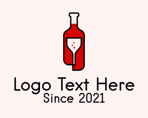 Red Wine Liquor  logo